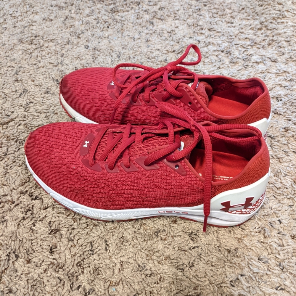 NWOT Red Under Armour athletic shoe